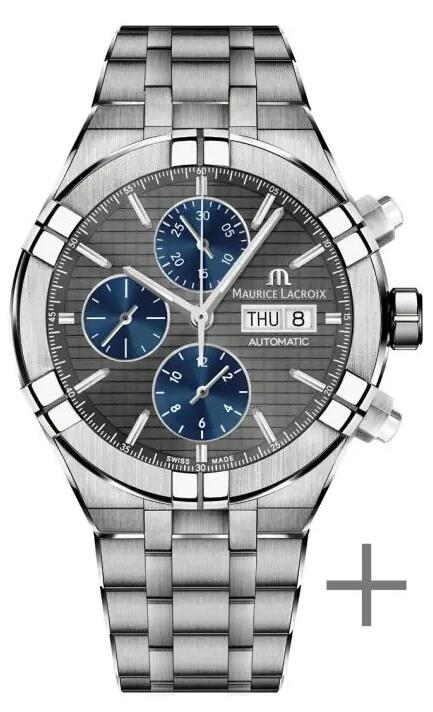 Maurice Lacroix AIKON Automatic Chronograph Titanium 44mm AI6038-TT03F-330-A Replica Watch